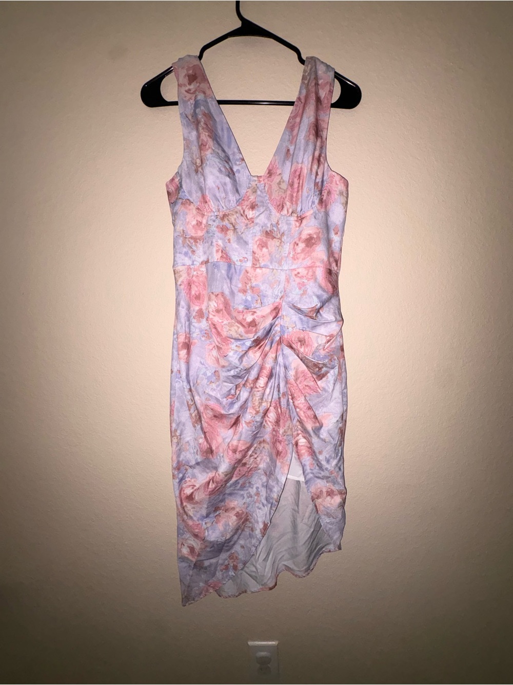 Cider Tank Top Floral Midi Dress - Pink & Lavender